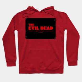 The Evil Dead VHS Label Hoodie